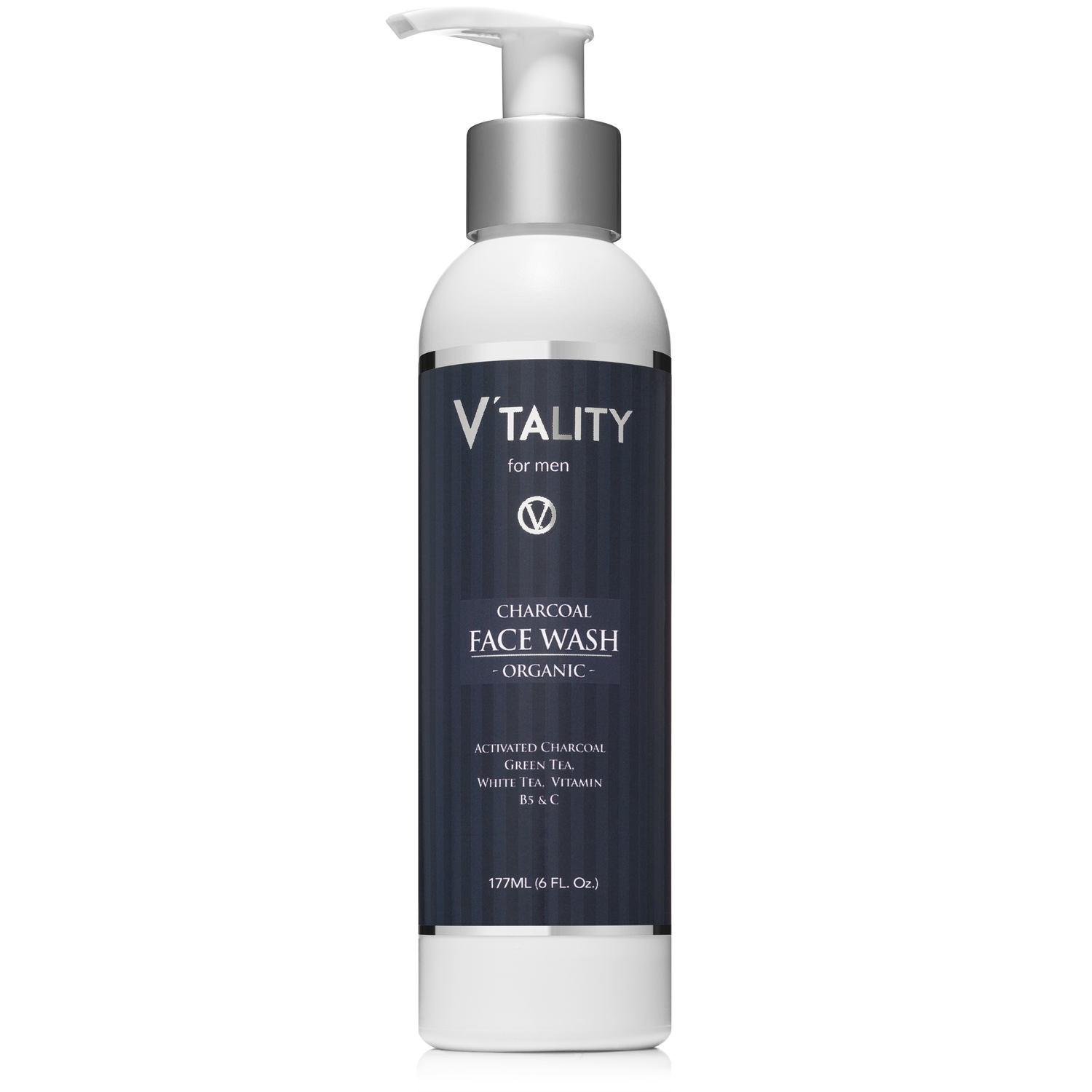 Charcoal Face Wash for Men - V'tality skincare for men